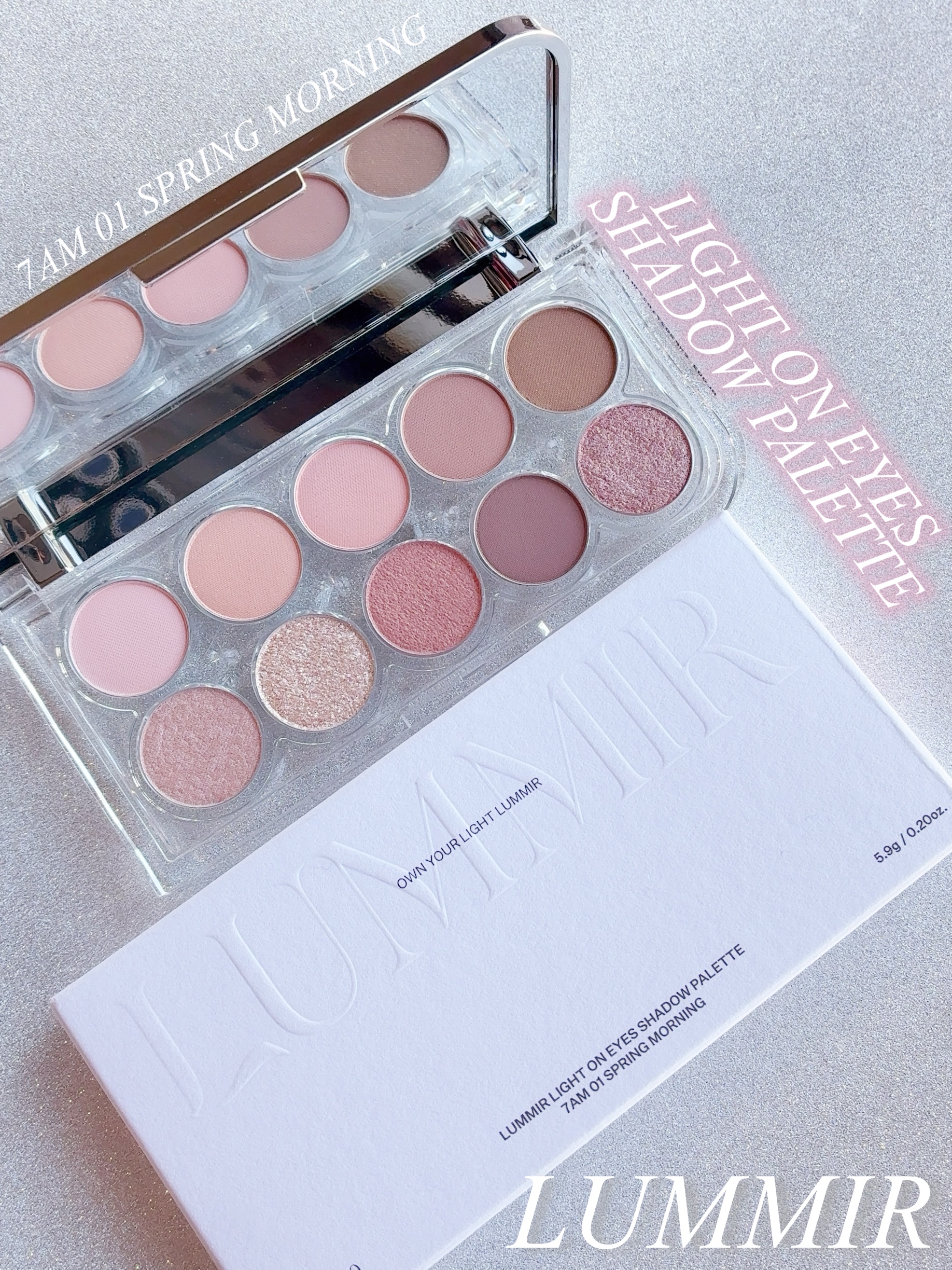 ライト オン アイズ シャドウ パレット/Lummir/アイシャドウパレットを使ったクチコミ（1枚目）