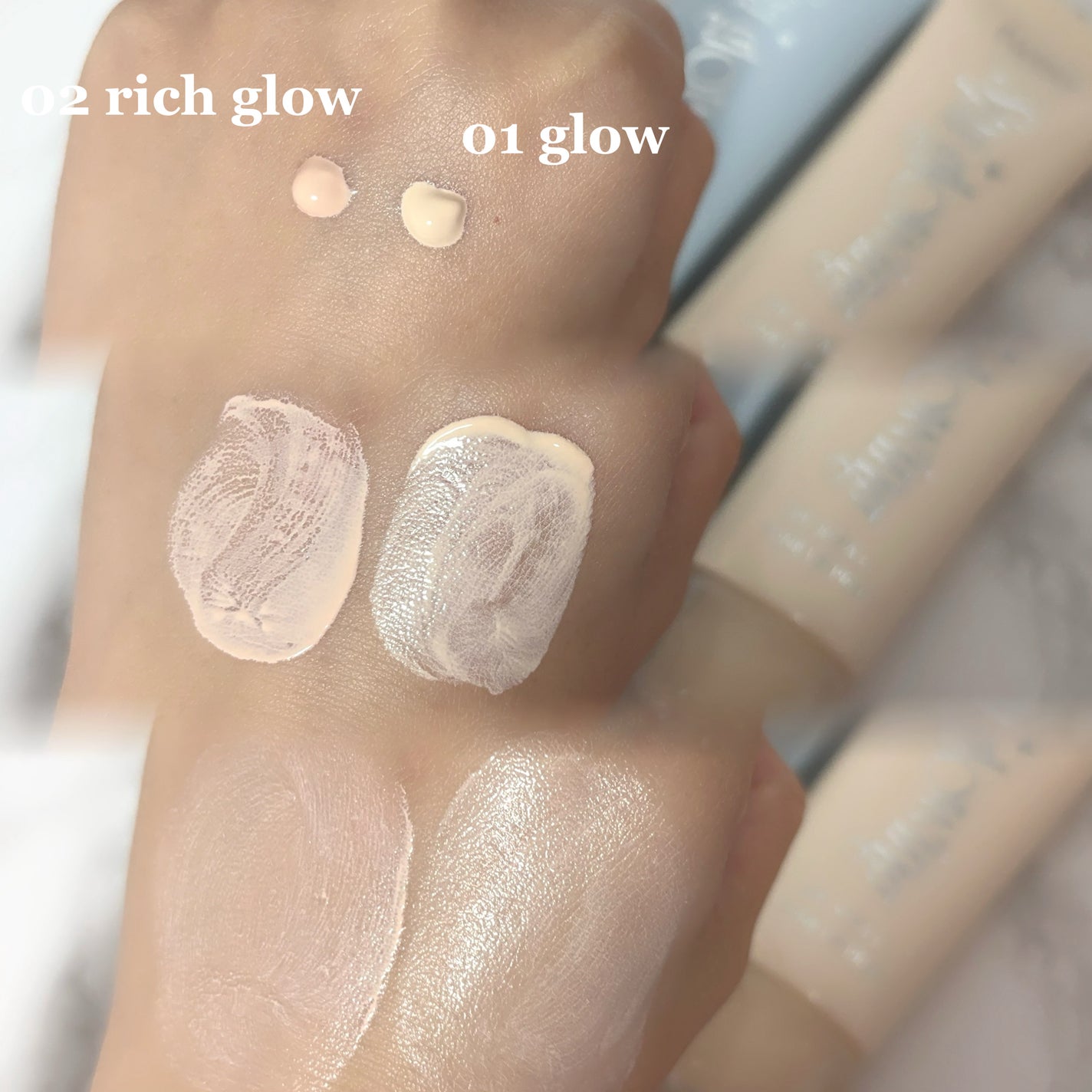 スパグロウUVトーンアップベース/fwee/化粧下地を使ったクチコミ(2枚目)