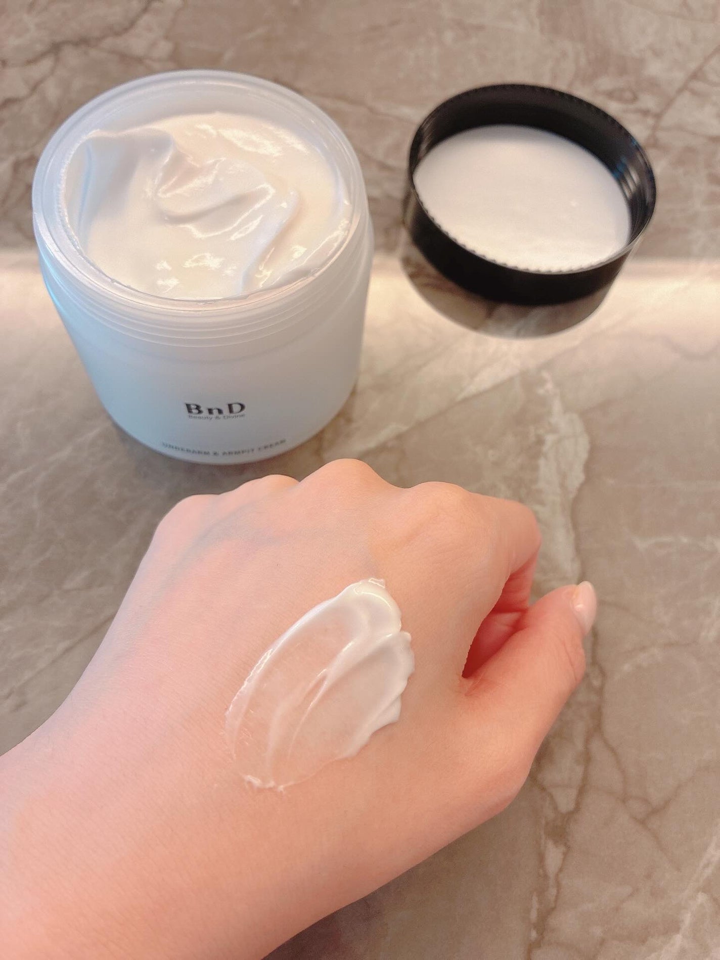 BnDアンダーアームクリーム(ボディクリーム)/BnD/デリケートゾーンケアを使ったクチコミ(3枚目)