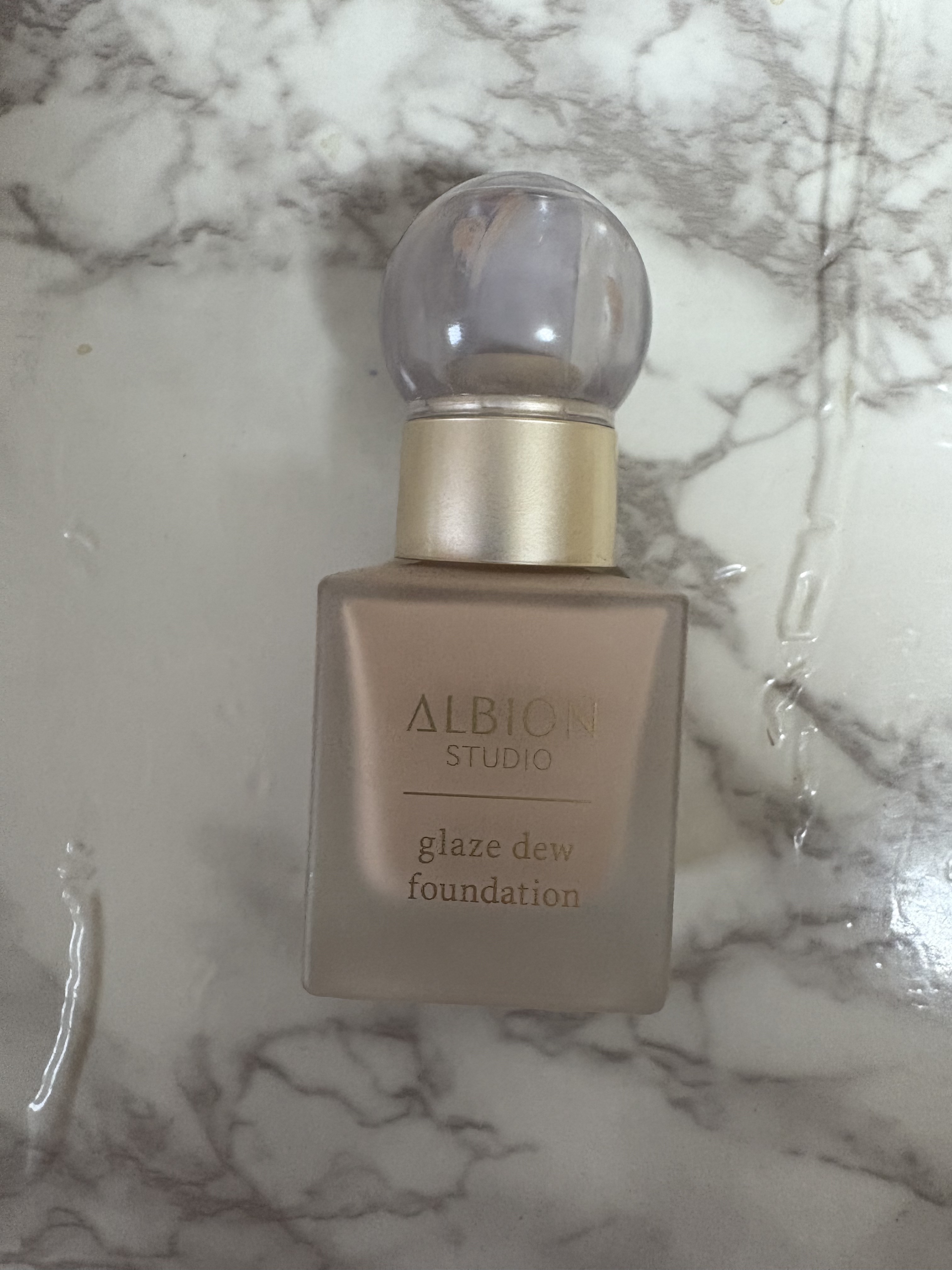 アルビオン スタジオ グレイズデュウ ファンデーション/ALBION/リキッドファンデーションを使ったクチコミ（1枚目）