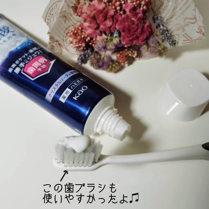 ピュオーラ 炭酸ハミガキ【医薬部外品】/ピュオーラ/歯磨き粉を使ったクチコミ(5枚目)