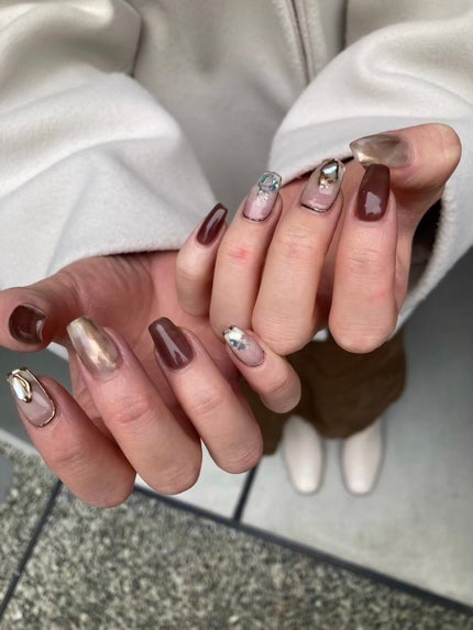 カラージェル/VETRO/ジェルネイルを使ったクチコミ(5枚目)