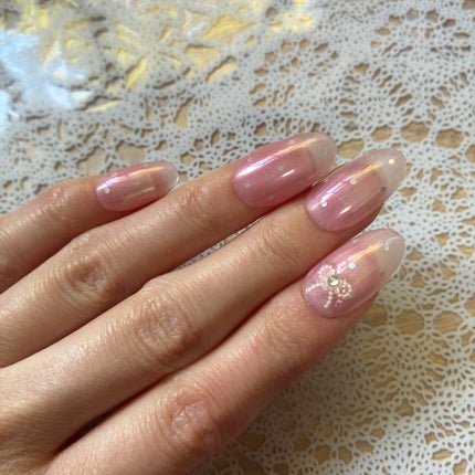 ジェルネイル(ライト対応)/セリア/ジェルネイルを使ったクチコミ(4枚目)