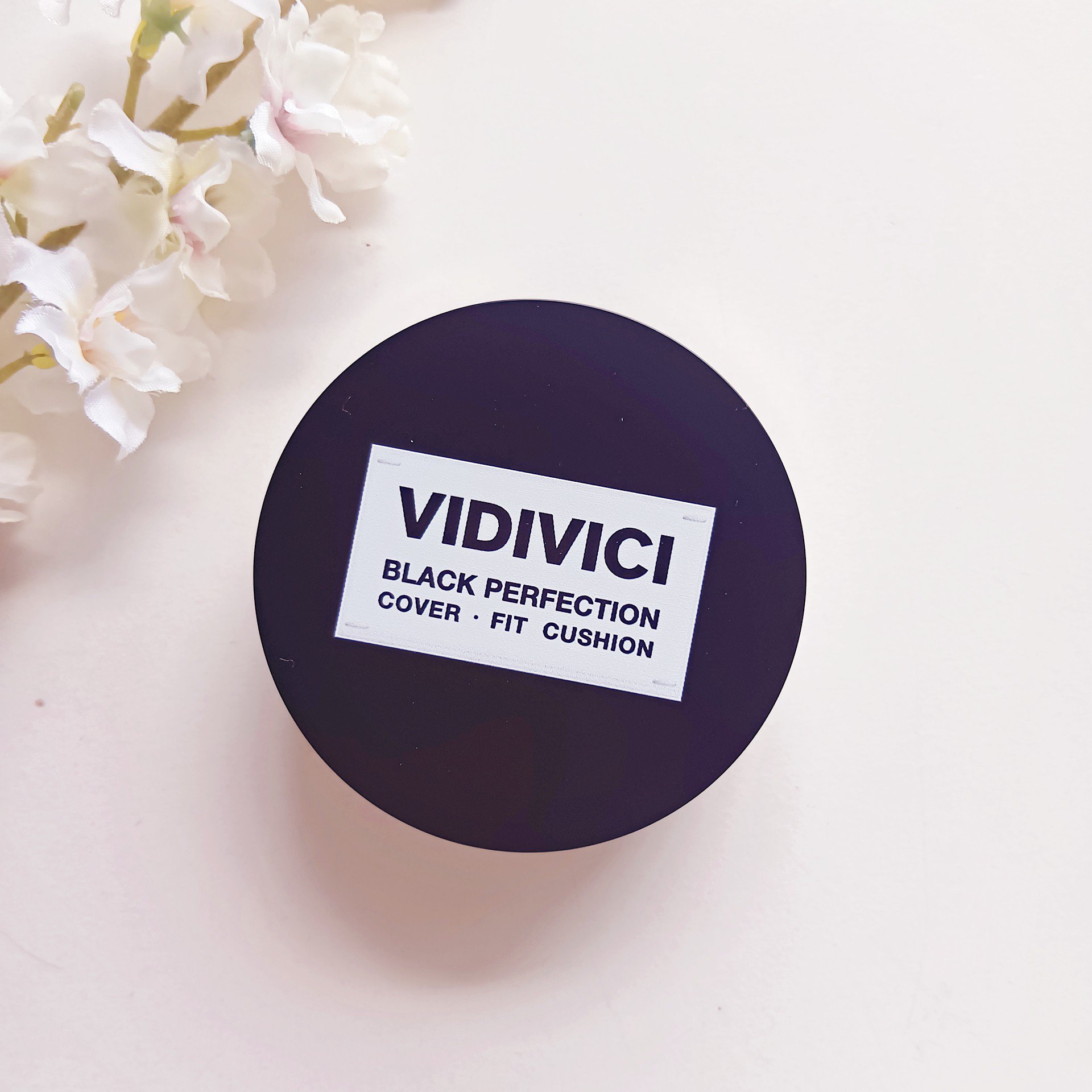 ブラックパーフェクション カバーフィットクッション/VIDIVICI/クッションファンデーションを使ったクチコミ（2枚目）