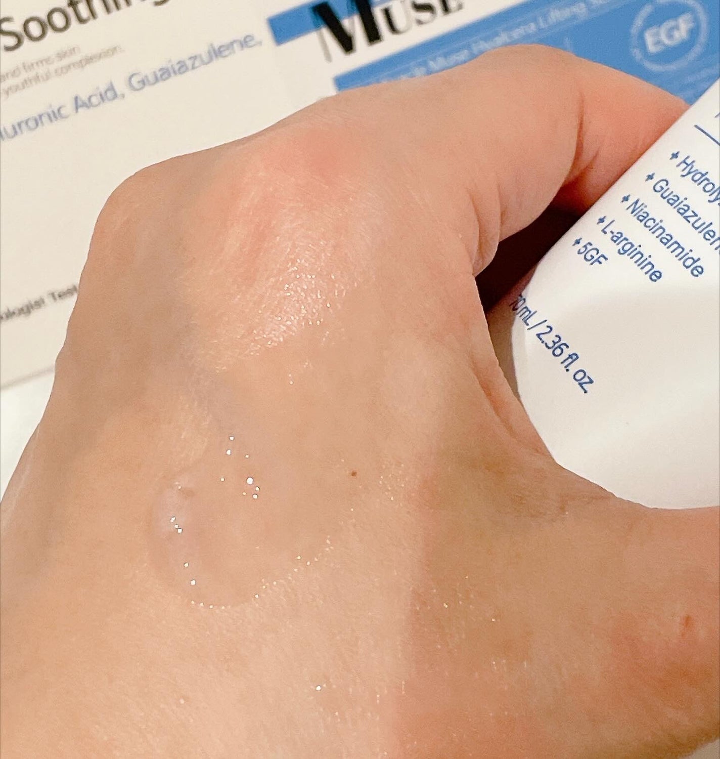 Hyalcera Lifting Soothing Cream/MIRACLE MUSE/フェイスクリームを使ったクチコミ(3枚目)