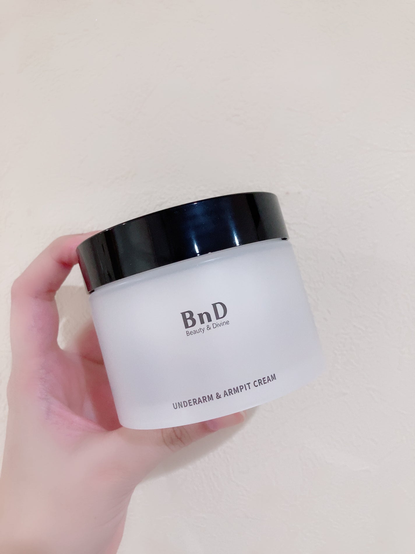 BnDアンダーアームクリーム(ボディクリーム)/BnD/デリケートゾーンケアを使ったクチコミ(1枚目)