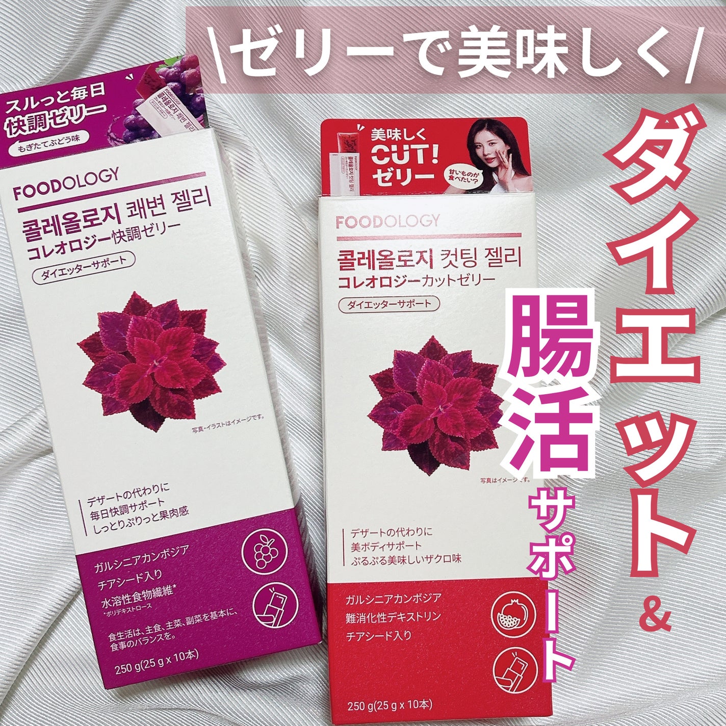 コレオロジーカットゼリー/FOODOLOGY/食品を使ったクチコミ(1枚目)