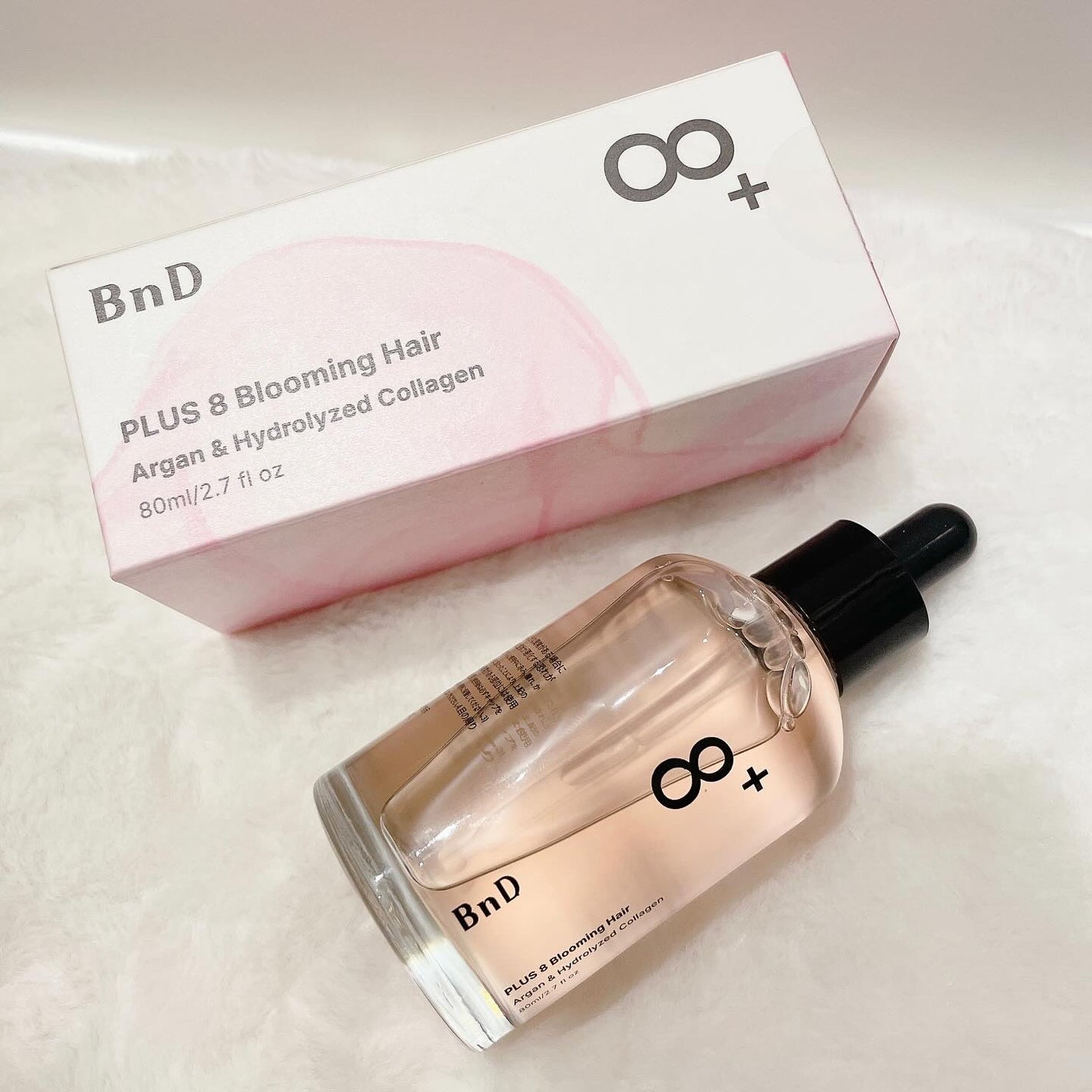 8+ブルーミングヘアオイル ナチュラルフローラルの香り/BnD/ヘアオイルを使ったクチコミ(1枚目)