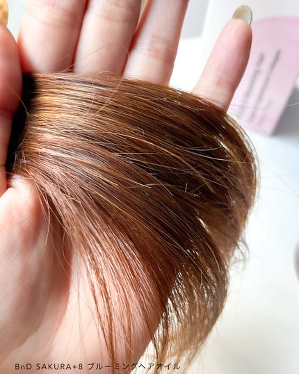 8+ブルーミングヘアオイル ナチュラルフローラルの香り/BnD/ヘアオイルを使ったクチコミ(3枚目)