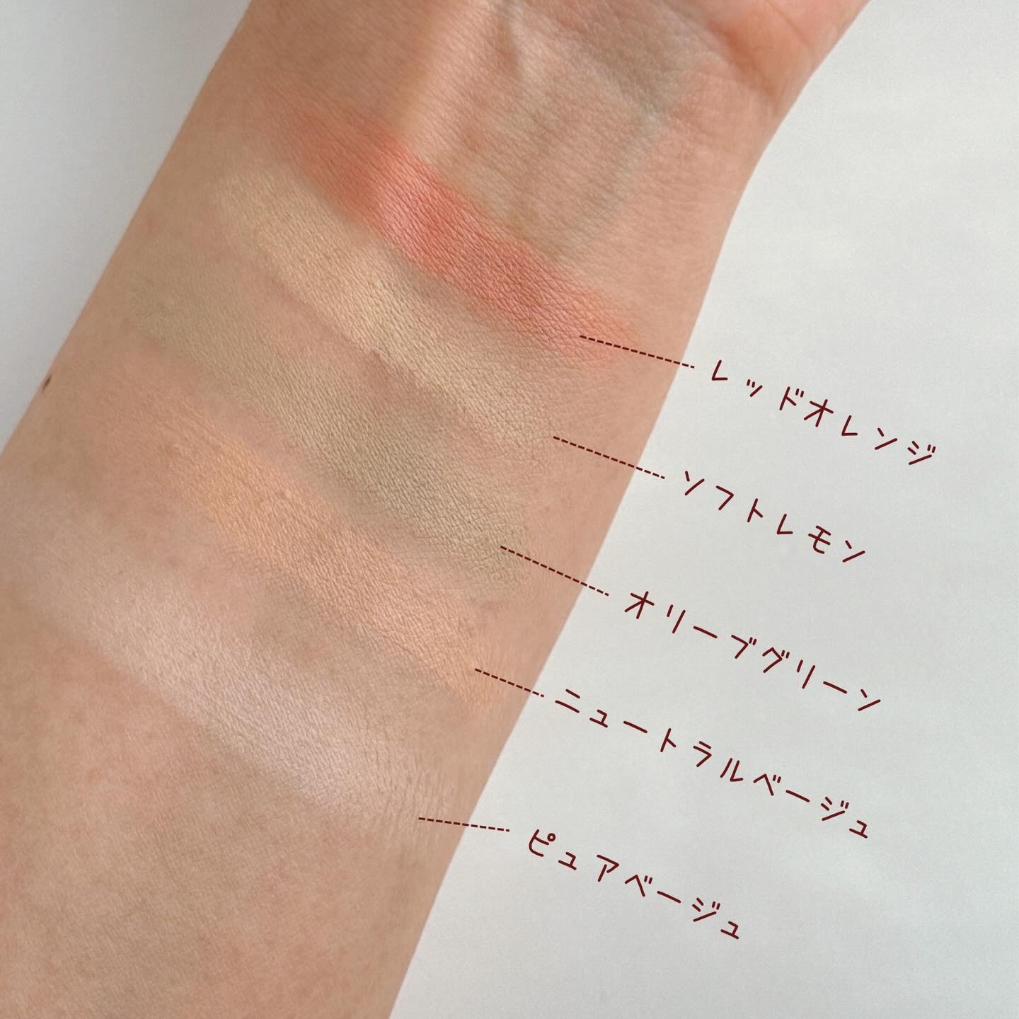 コンシールブレンダーパレット/LUNA/パレットコンシーラーを使ったクチコミ（3枚目）