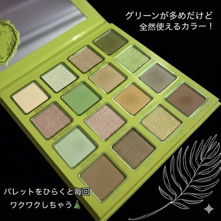 Kylie ×Grinch クリスマスコラボ /Kylie Cosmetics/アイシャドウパレットを使ったクチコミ(3枚目)