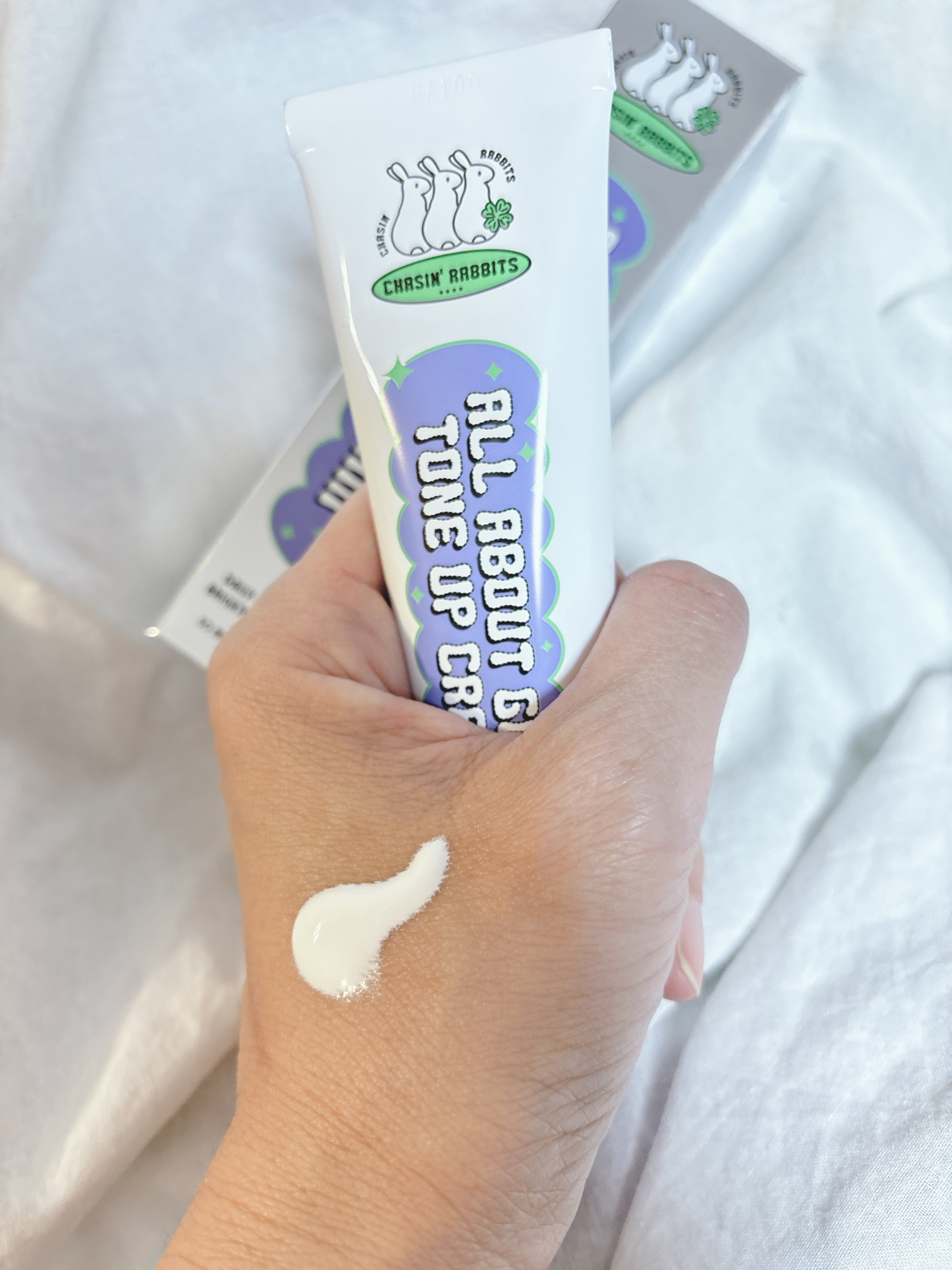 オールアバウトグロウトーンアップクリーム/CHASIN'RABBITS/化粧下地を使ったクチコミ（2枚目）