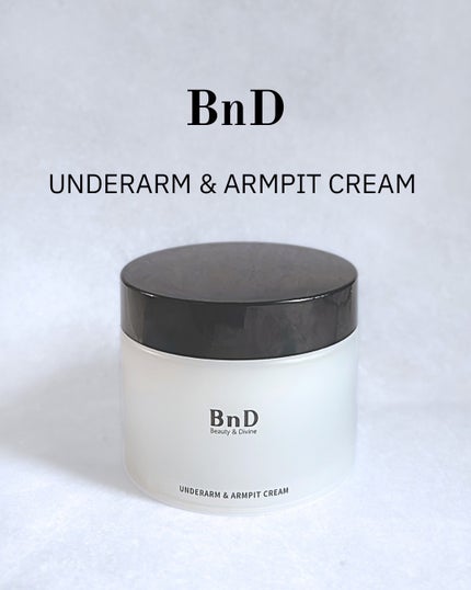 BnDアンダーアームクリーム(ボディクリーム)/BnD/デリケートゾーンケアを使ったクチコミ(1枚目)