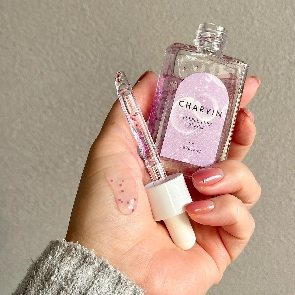 PURPLE PURE SERUM/CHARVIN/美容液を使ったクチコミ（2枚目）