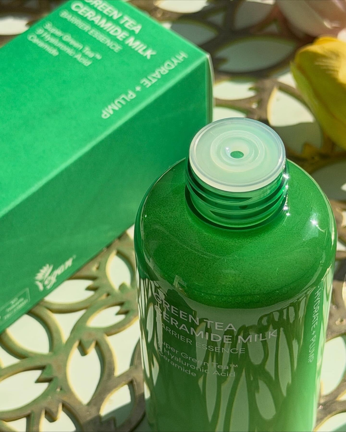 グリーンティー セラミド バリア クリーム/innisfree/フェイスクリームを使ったクチコミ(3枚目)