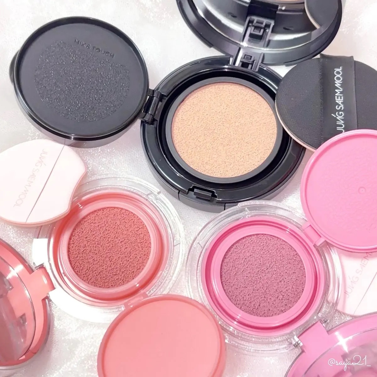 エッセンシャル スキン ヌーダー クッション/JUNG SAEM MOOL/クッションファンデーションを使ったクチコミ（2枚目）