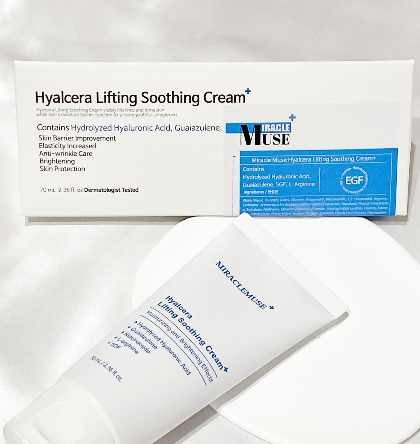 Hyalcera Lifting Soothing Cream/MIRACLE MUSE/フェイスクリームを使ったクチコミ(1枚目)
