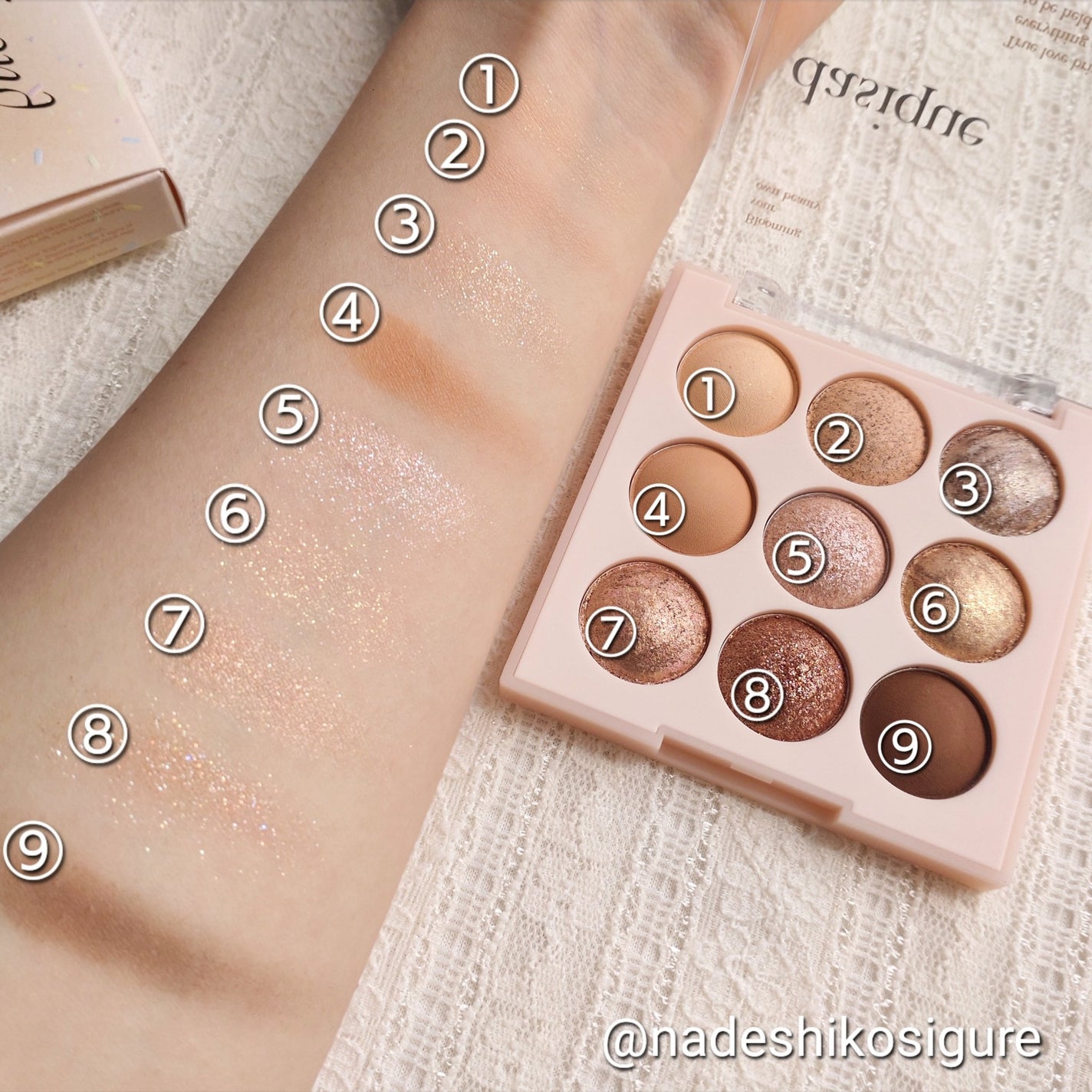 シャドウパレット/dasique/アイシャドウパレットを使ったクチコミ(3枚目)