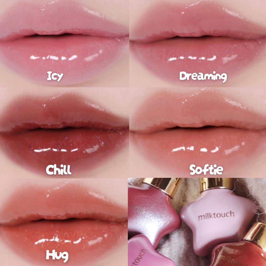 オーナメント プリズム シャイン パール グロス/Milk Touch/リップグロスを使ったクチコミ（3枚目）