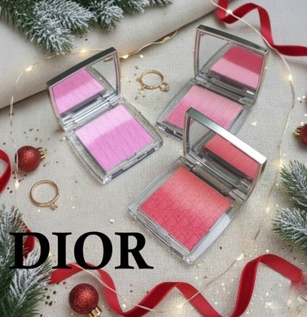 バックステージ ロージー グロウ(ホリデーコレクション 2025 限定品)/Dior/チークを使ったクチコミ(1枚目)