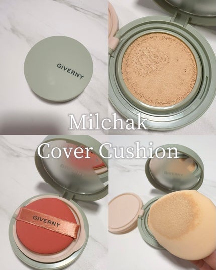 ジヴェルニー 密着カバークッション/GIVERNY/クッションファンデーションを使ったクチコミ(4枚目)