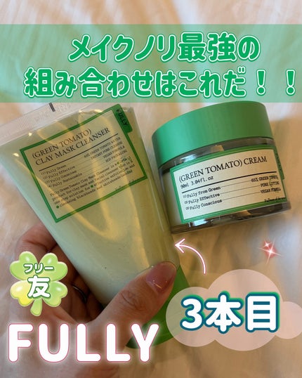 グリーントマトクレイマスククレンザー/FULLY/洗い流すパック・マスクを使ったクチコミ(1枚目)