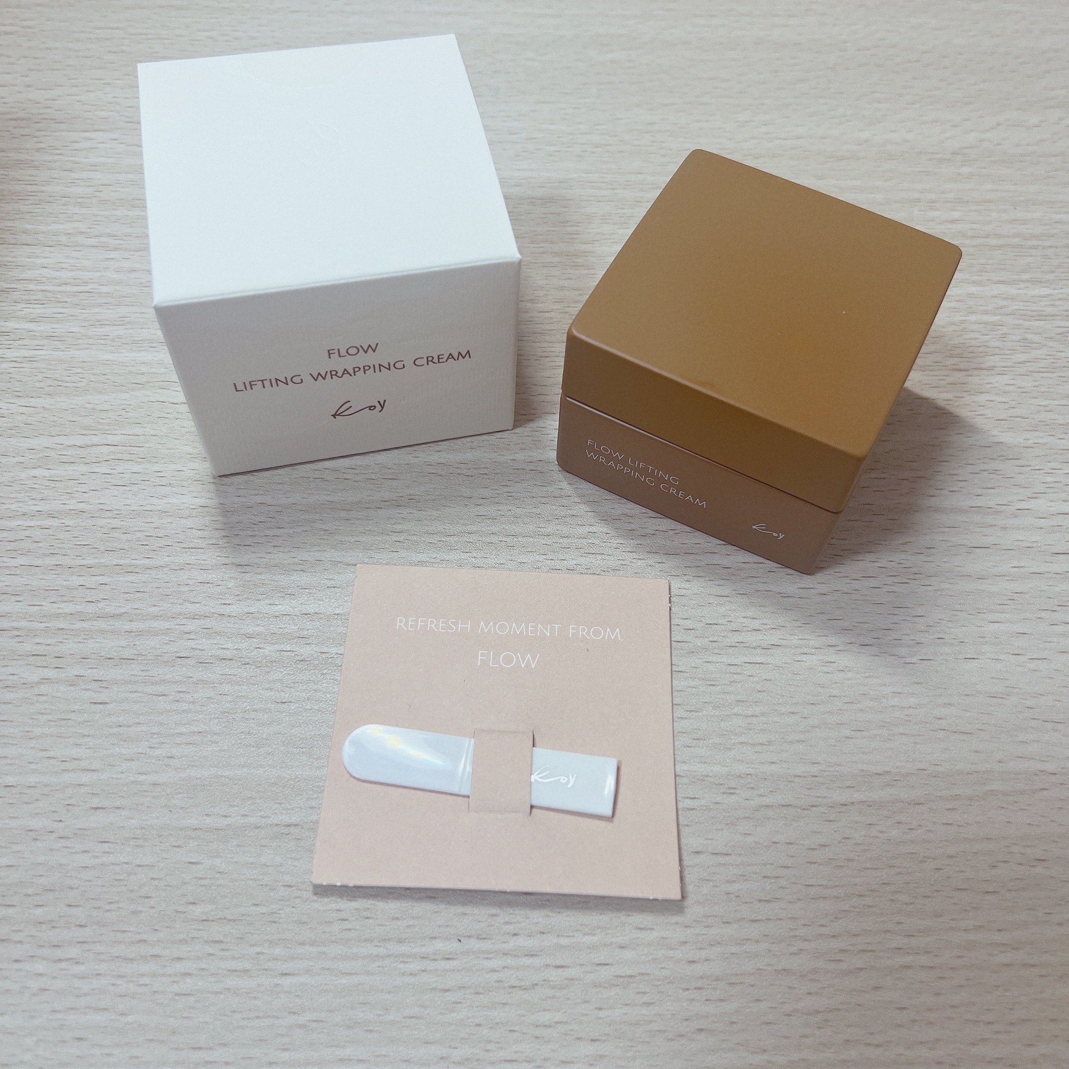 フローリフティングラッピングクリーム/koy/フェイスクリームを使ったクチコミ（2枚目）