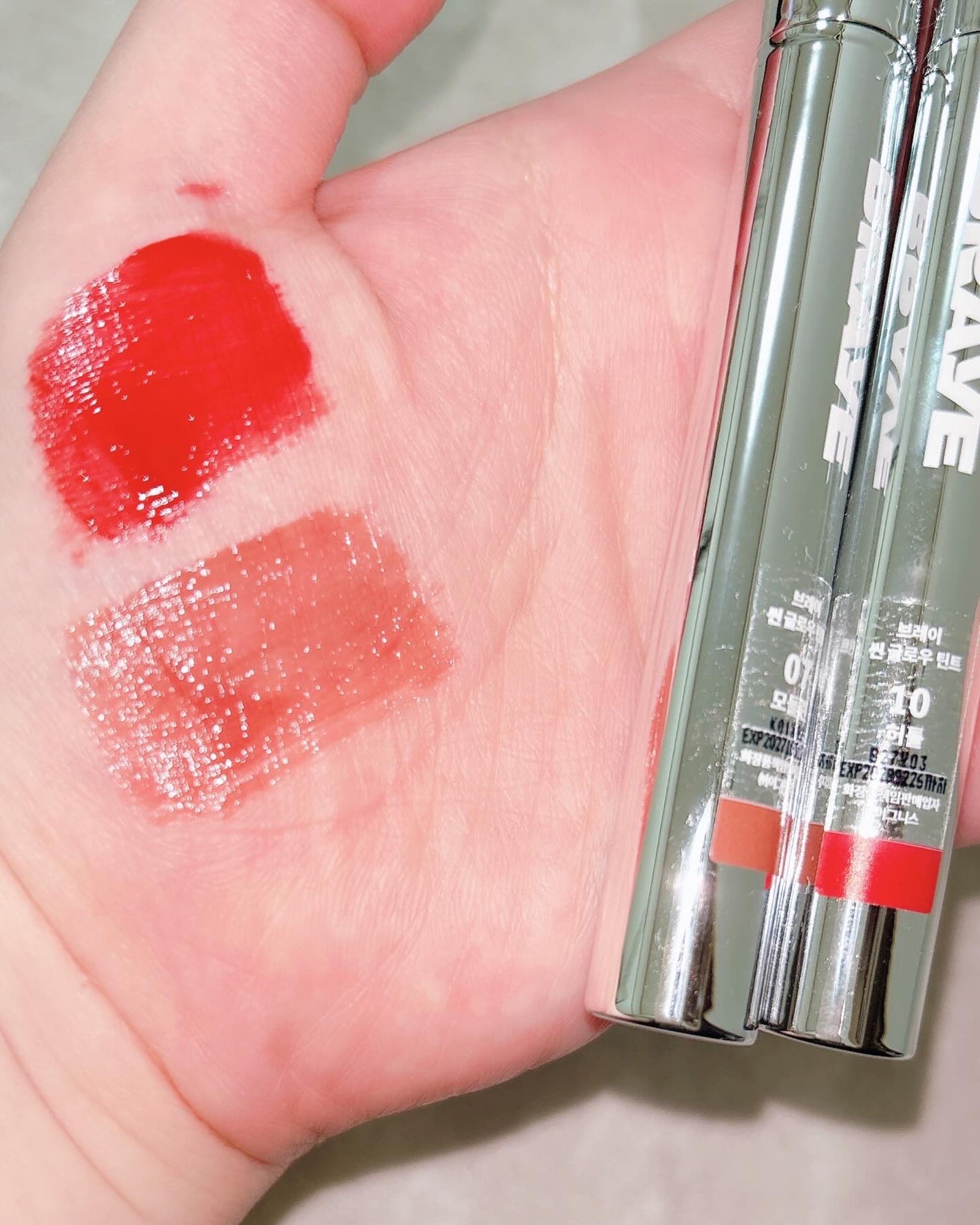 THIN GLOW TINT/BRAYE/口紅を使ったクチコミ(5枚目)