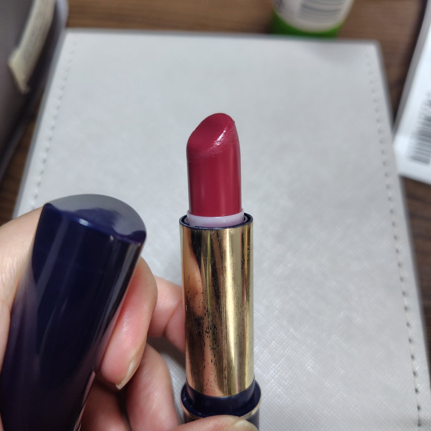 クリーミィラスティングリップA/media/口紅を使ったクチコミ(3枚目)