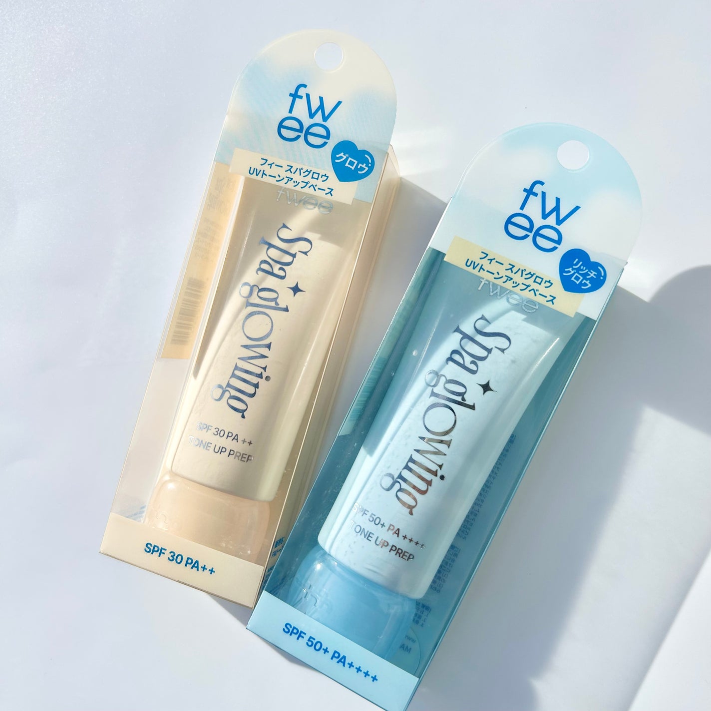 スパグロウUVトーンアップベース/fwee/化粧下地を使ったクチコミ(8枚目)
