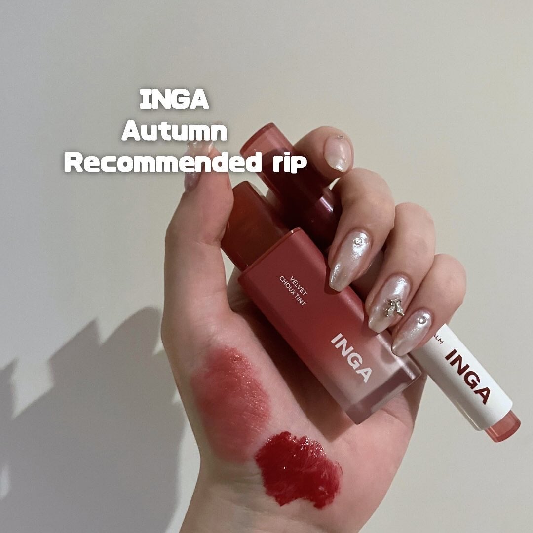 ウォーターグローメルティングバーム/INGA/口紅を使ったクチコミ(1枚目)