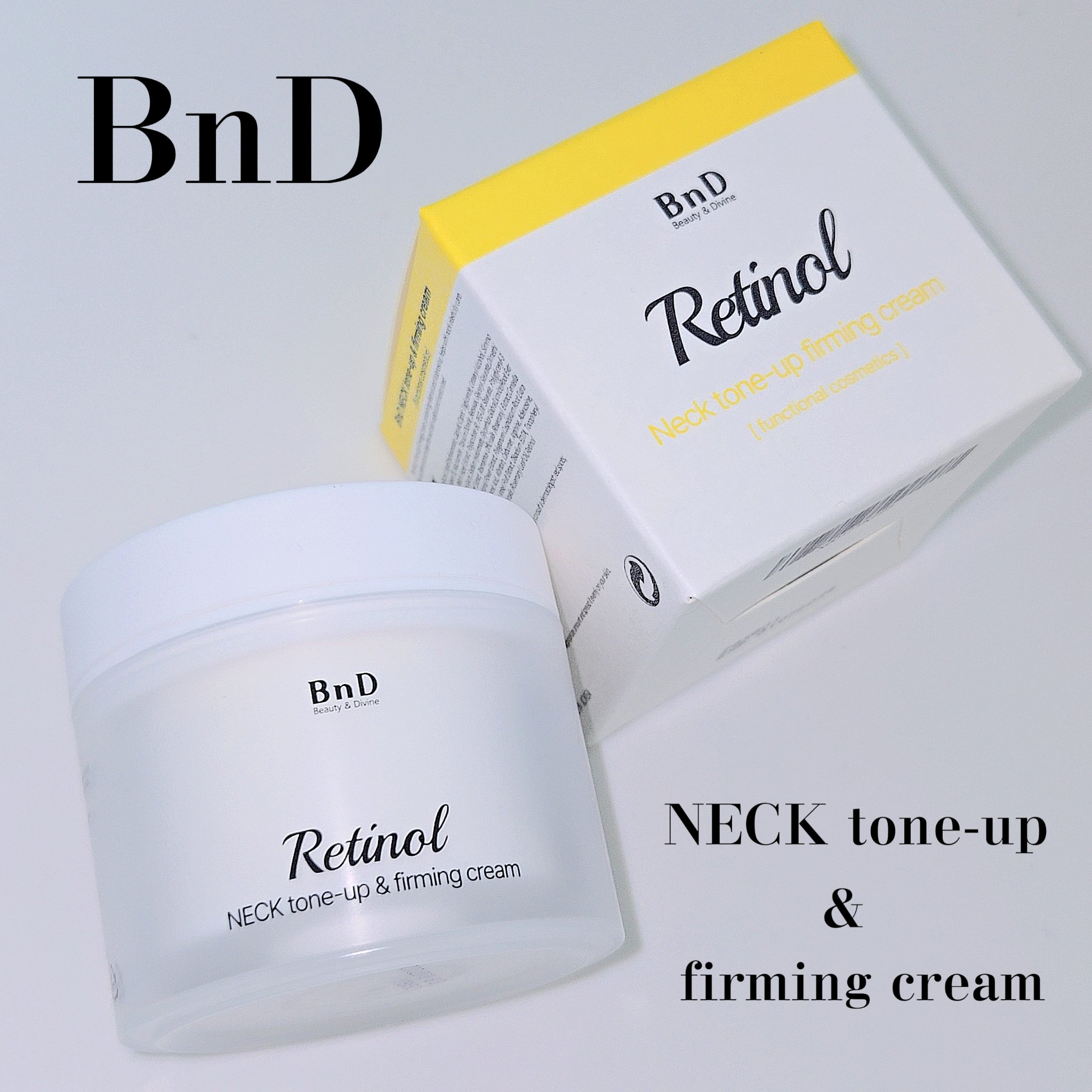 BnD ネックアイロン トーンアップ クリーム/BnD/ネック・デコルテケアを使ったクチコミ（1枚目）