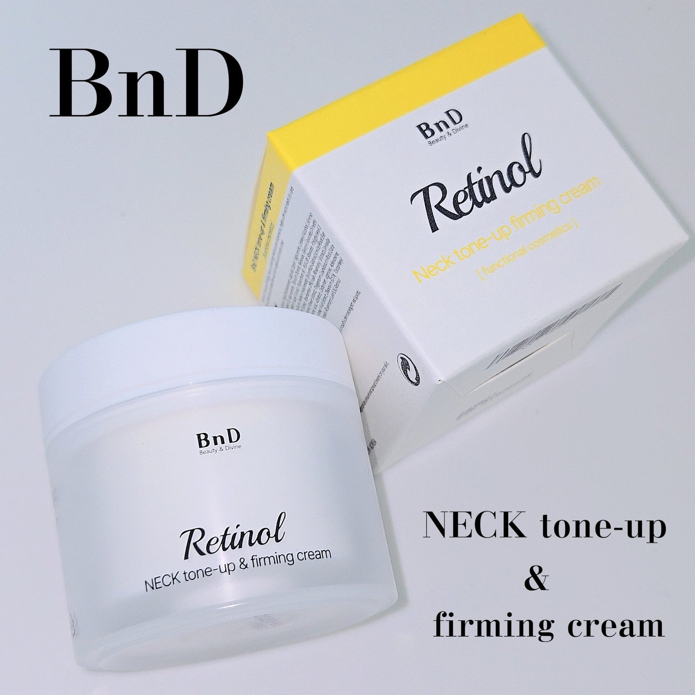 BnD ネックアイロン トーンアップ クリーム/BnD/ネック・デコルテケアを使ったクチコミ(1枚目)