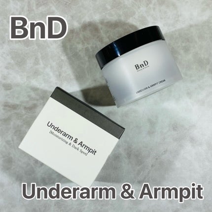 BnDアンダーアームクリーム(ボディクリーム)/BnD/デリケートゾーンケアを使ったクチコミ(1枚目)