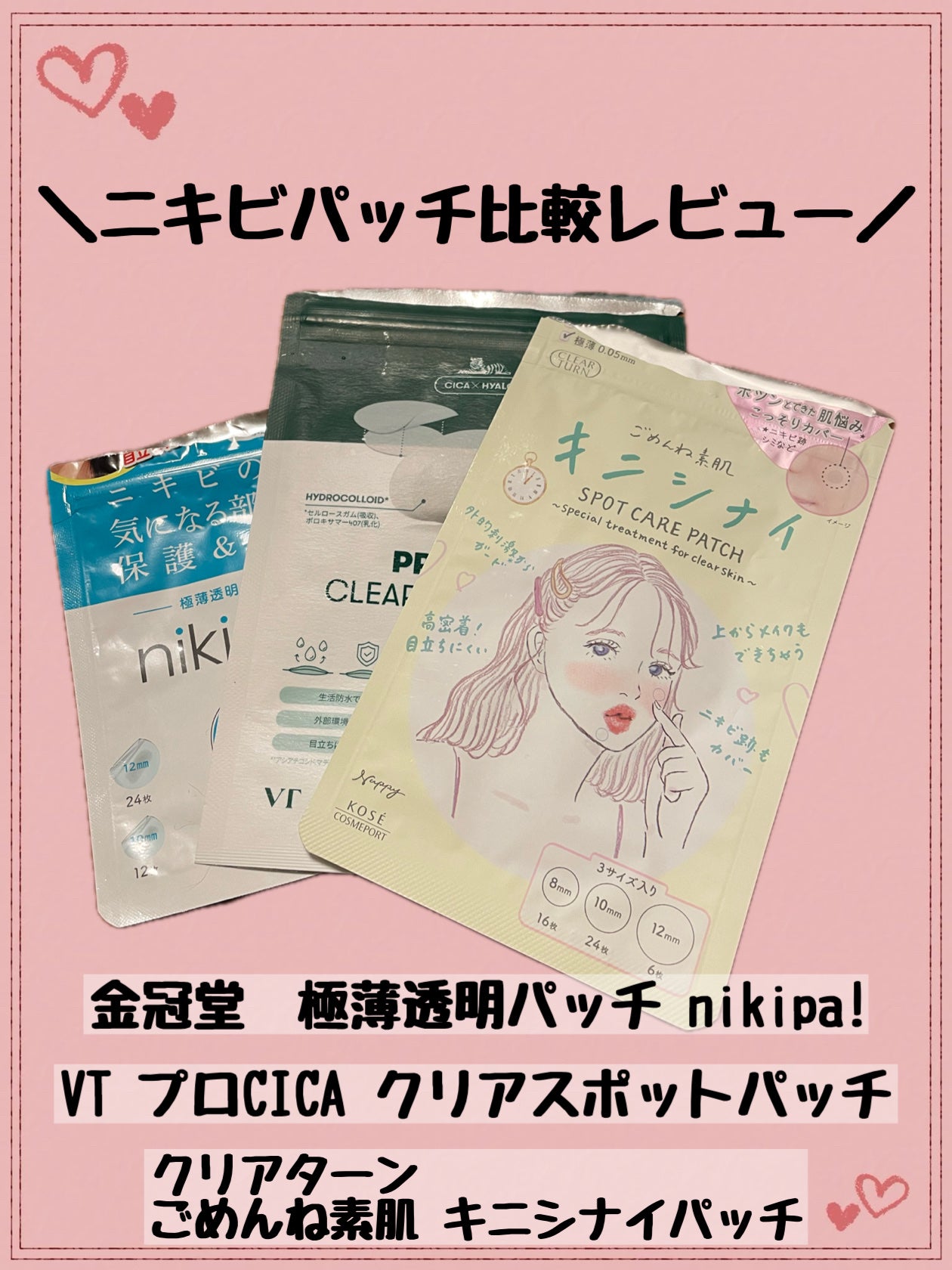 プロCICA クリアスポットパッチ/VT/その他スキンケアを使ったクチコミ(1枚目)