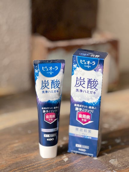 ピュオーラ 炭酸ハミガキ【医薬部外品】/ピュオーラ/歯磨き粉を使ったクチコミ(1枚目)