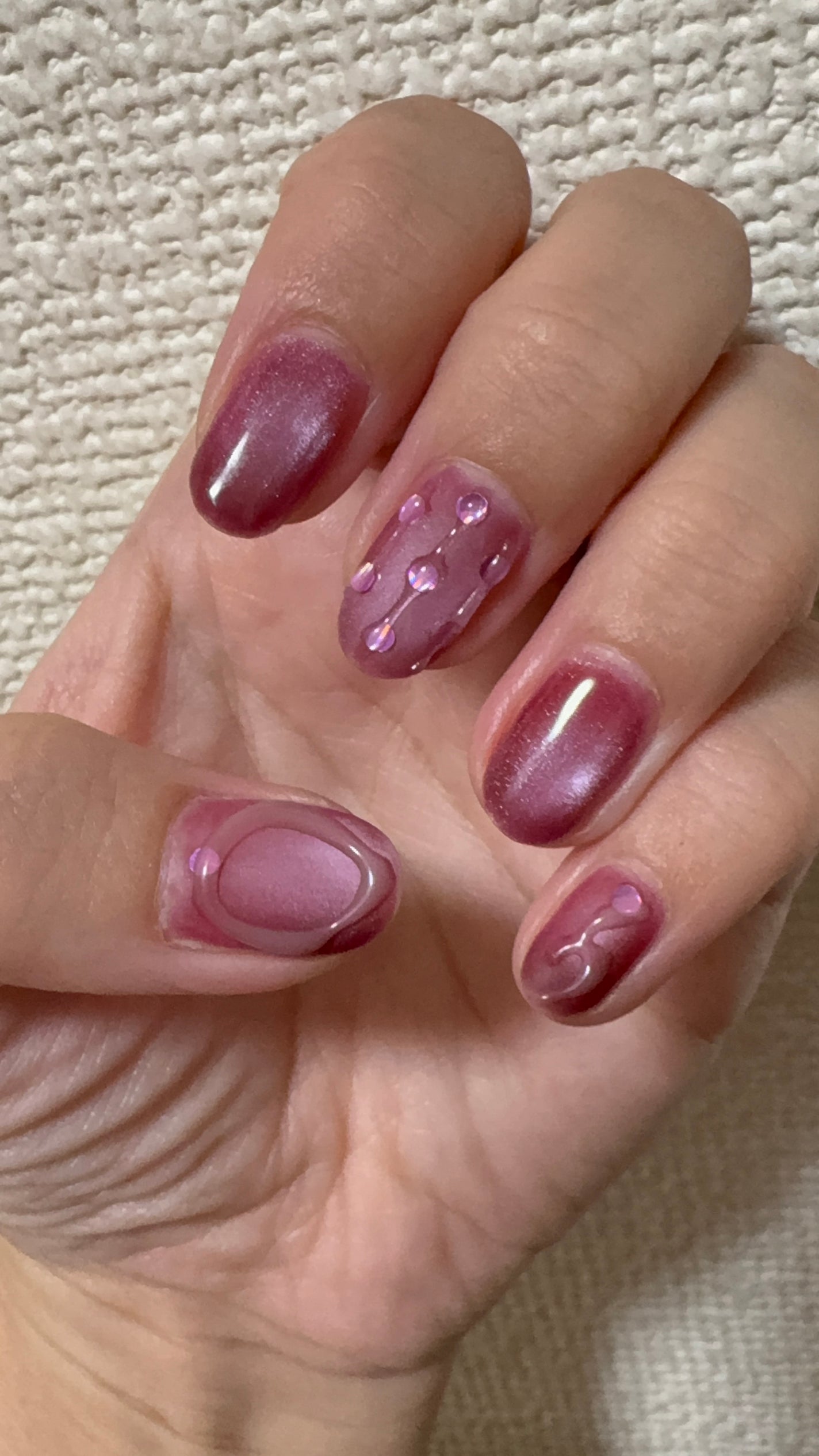 ジェルネイル(ライト対応)/セリア/ジェルネイルを使ったクチコミ(5枚目)