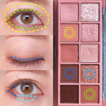 ベターザンパレット/rom&nd/アイシャドウパレットを使ったクチコミ(6枚目)