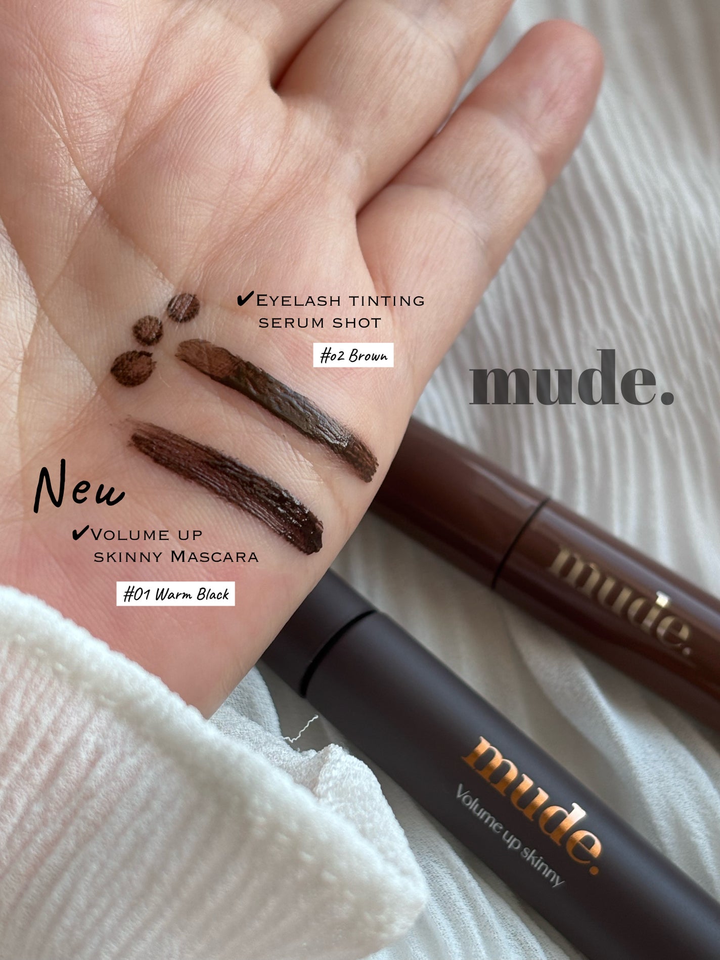 アイラッシュティンティングセラムショット/mude/まつげ美容液を使ったクチコミ(5枚目)