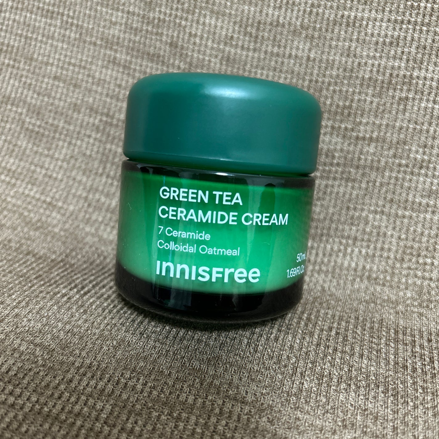 グリーンティー セラミド バリア クリーム/innisfree/フェイスクリームを使ったクチコミ(1枚目)