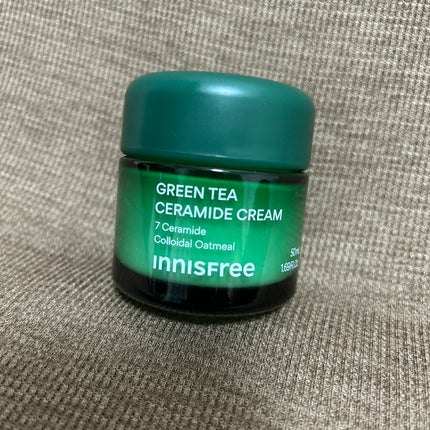 グリーンティー セラミド バリア クリーム/innisfree/フェイスクリームを使ったクチコミ(1枚目)