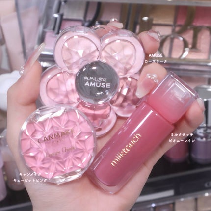 クリームチーク/キャンメイク/ジェル・クリームチークを使ったクチコミ(1枚目)