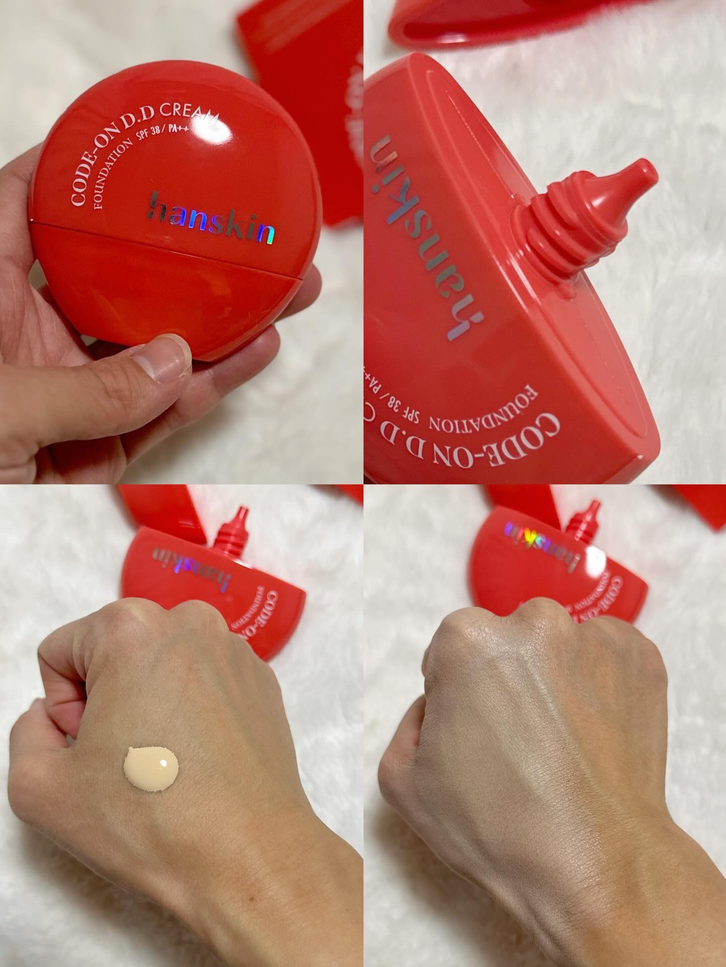 CODEON DDクリームファンデーション/ハンスキン/クリーム・エマルジョンファンデーションを使ったクチコミ（3枚目）