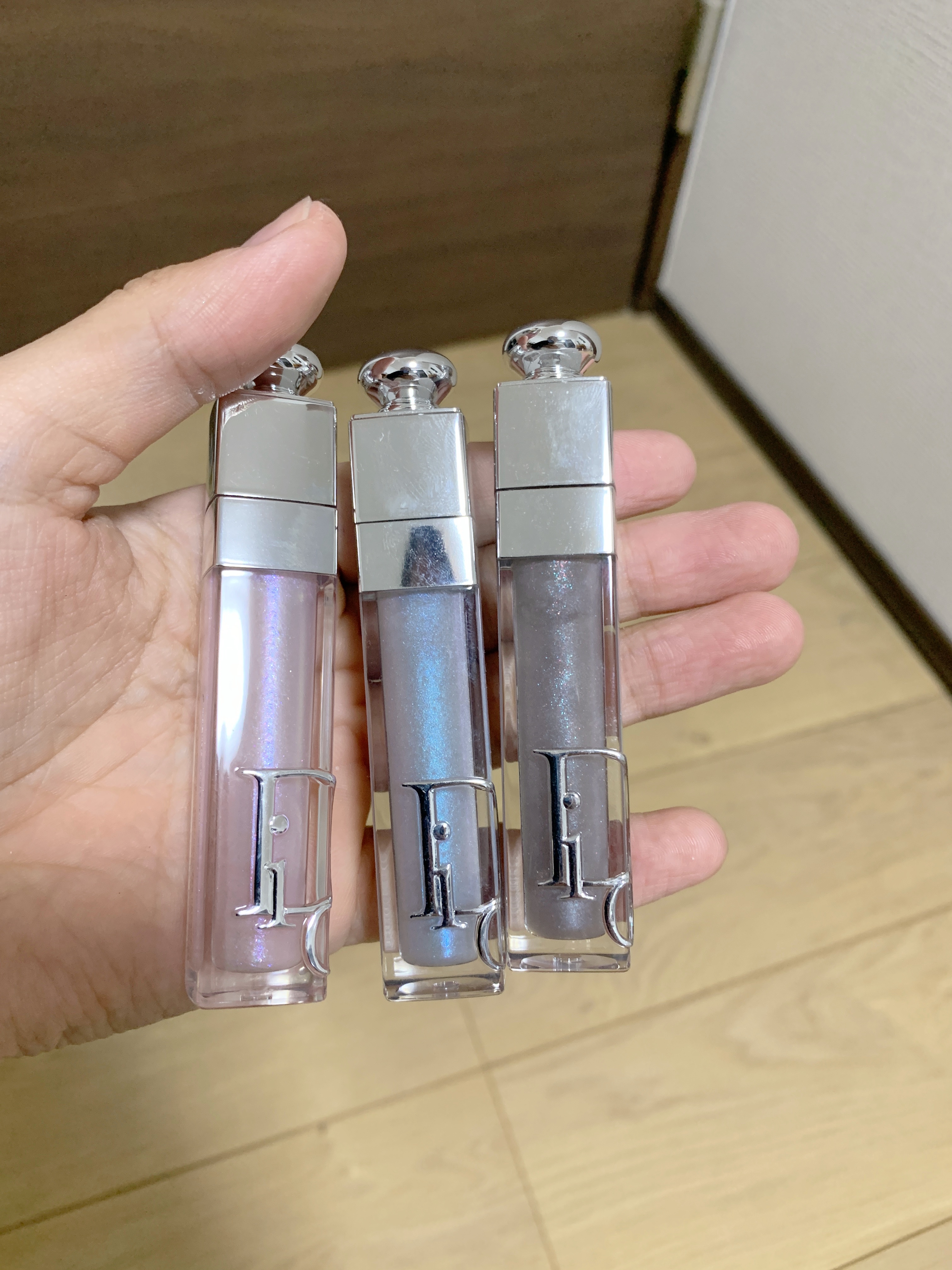 ディオール アディクト リップ マキシマイザー 110 フロステッド オパール (限定色)/Dior/リップグロスを使ったクチコミ（2枚目）