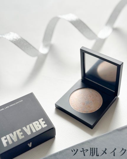 パールライクハイライター/FIVE VIBE/パウダーハイライトを使ったクチコミ(1枚目)
