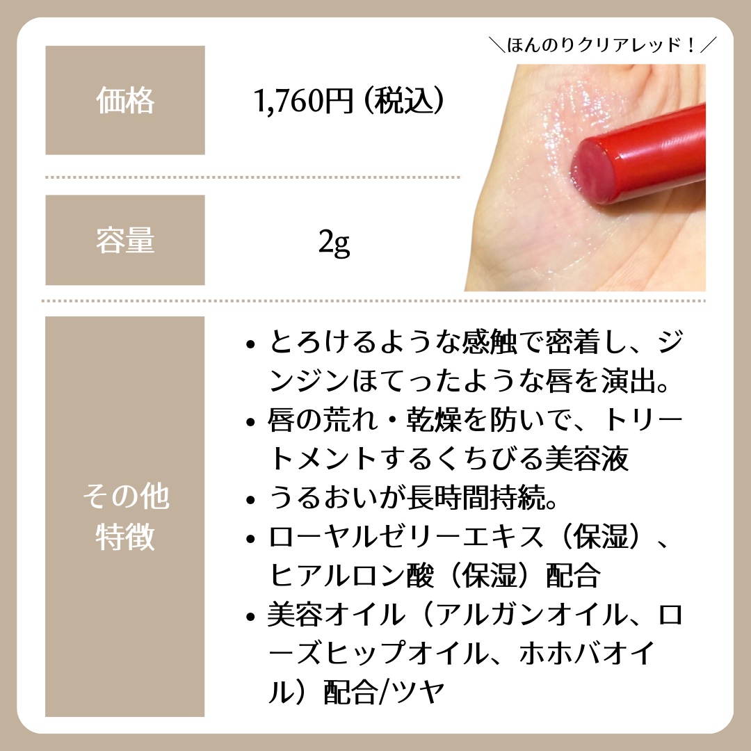 エテュセ リップエッセンス ホット/ettusais/リップ美容液を使ったクチコミ（2枚目）