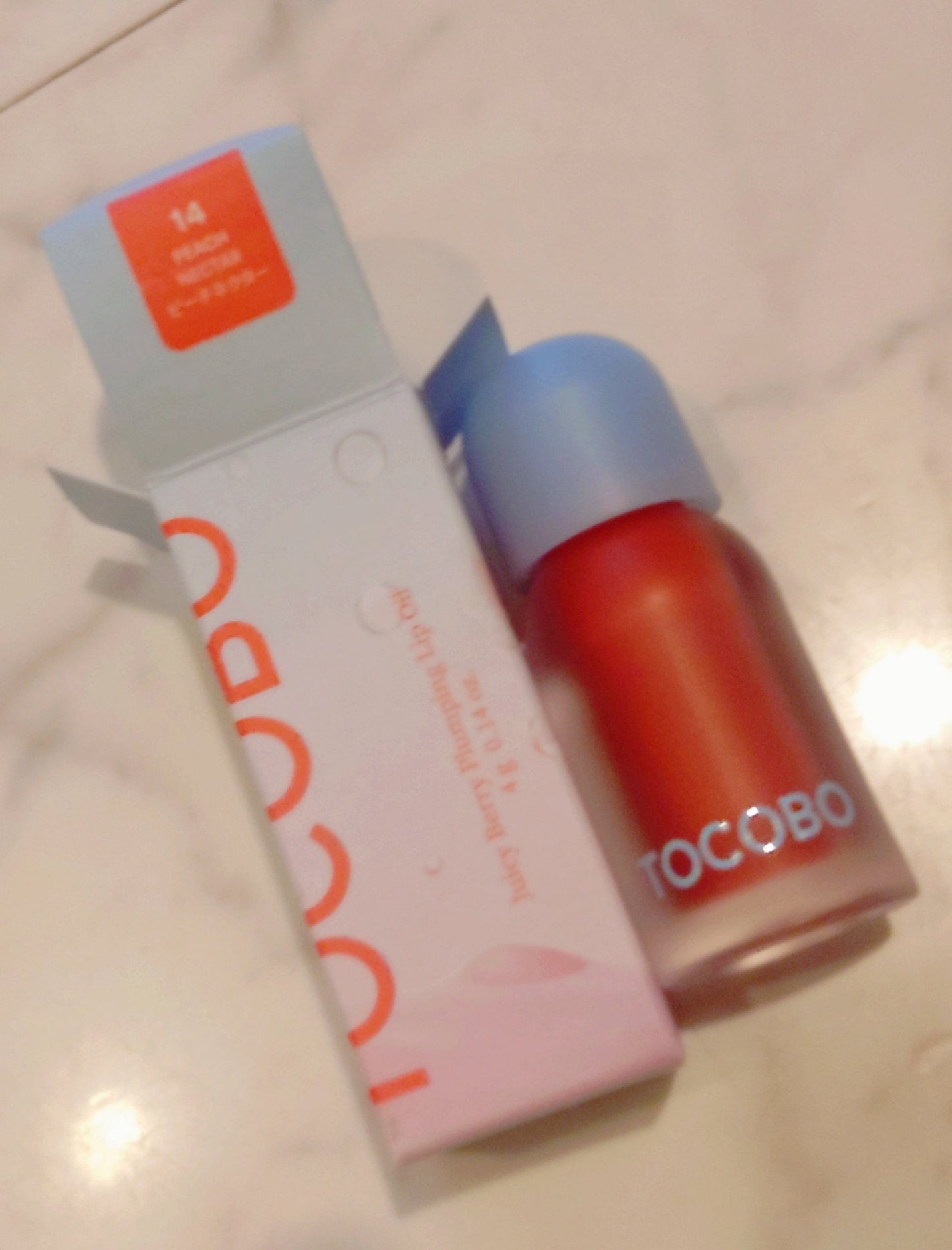 ジューシーベリープランピングリップオイル/TOCOBO/リップグロスを使ったクチコミ(3枚目)