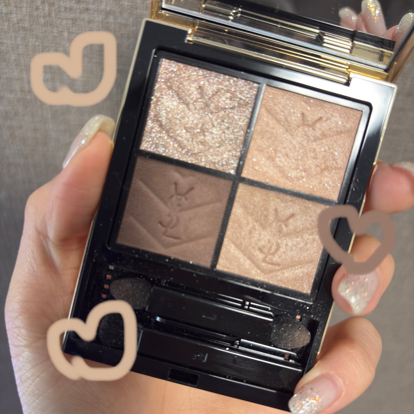 クチュール ミニ クラッチ/YVES SAINT LAURENT BEAUTE/アイシャドウパレットを使ったクチコミ(2枚目)