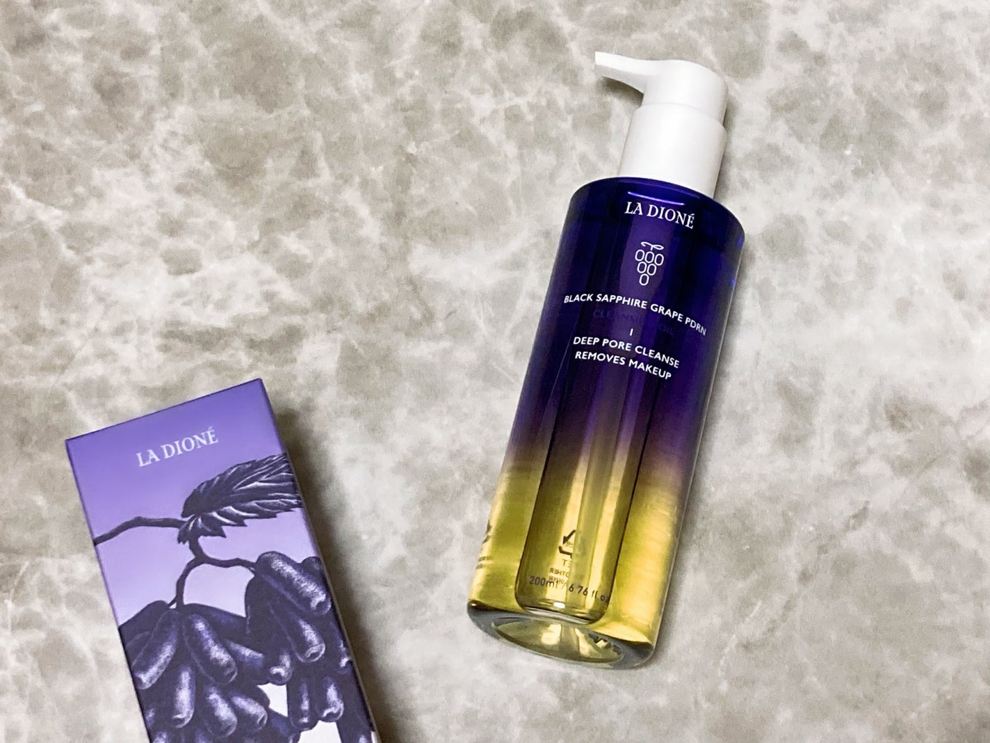 スイートサファイアブドウPDRNクレンジングオイル/LA DIONÉ/オイルクレンジングを使ったクチコミ(1枚目)