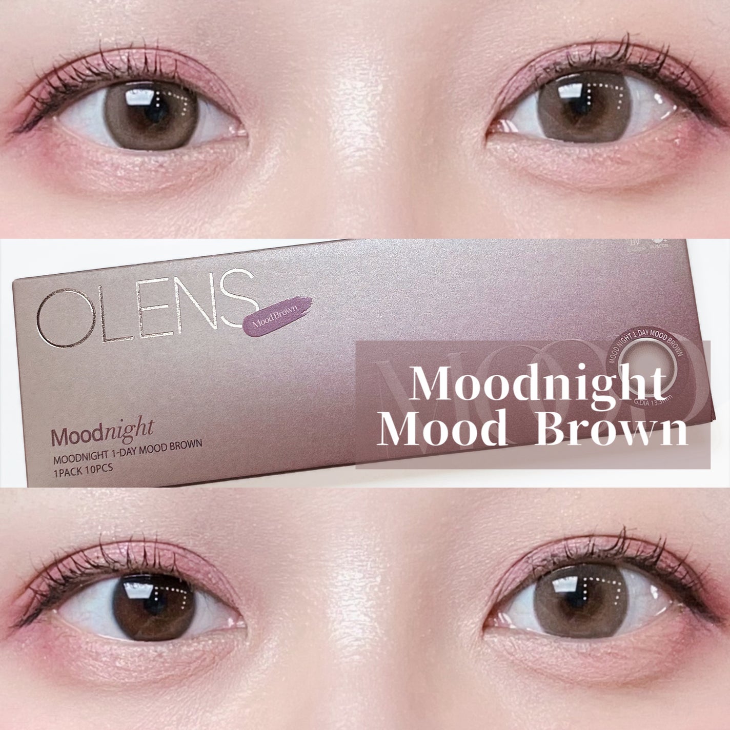 Moodnight 1day/OLENS/カラーコンタクトレンズを使ったクチコミ(1枚目)